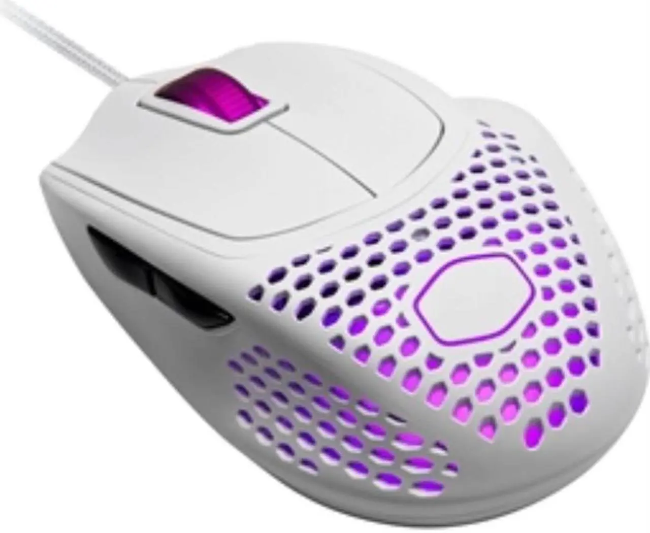 Alt view image 10 of 16 - Cooler Master MM720 Matte White Mouse RGB