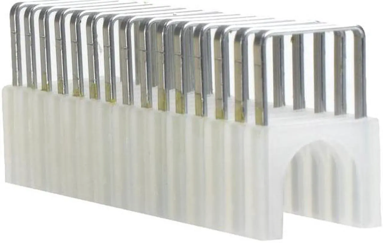 Alt view image 10 of 14 - Arrow Fastener 591168 5/16" x 5/16" Clear T59 Insulated Staples for RG59 Quad & RG6