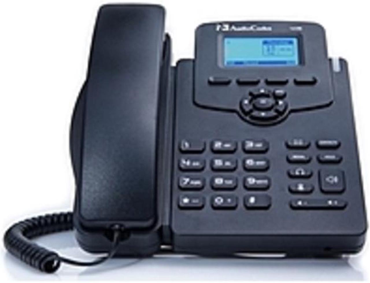 Alt view image 2 of 5 - AudioCodes 405HD IP Phone - Corded - Corded - Black - VoIP - Speakerphone - 2 x Network (RJ-45) - PoE Ports - SIP Protocol(s)