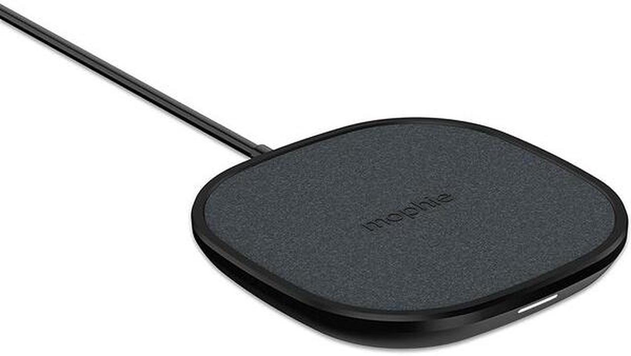 Alt view image 5 of 7 - mophie Wireless 10W Charging Pad - Made for Apple Airpods, iPhone 11 Pro Max/XS Max, iPhone 11 Pro/XS, iPhone 11 / XR and Other Qi-Enabled Devices - Black