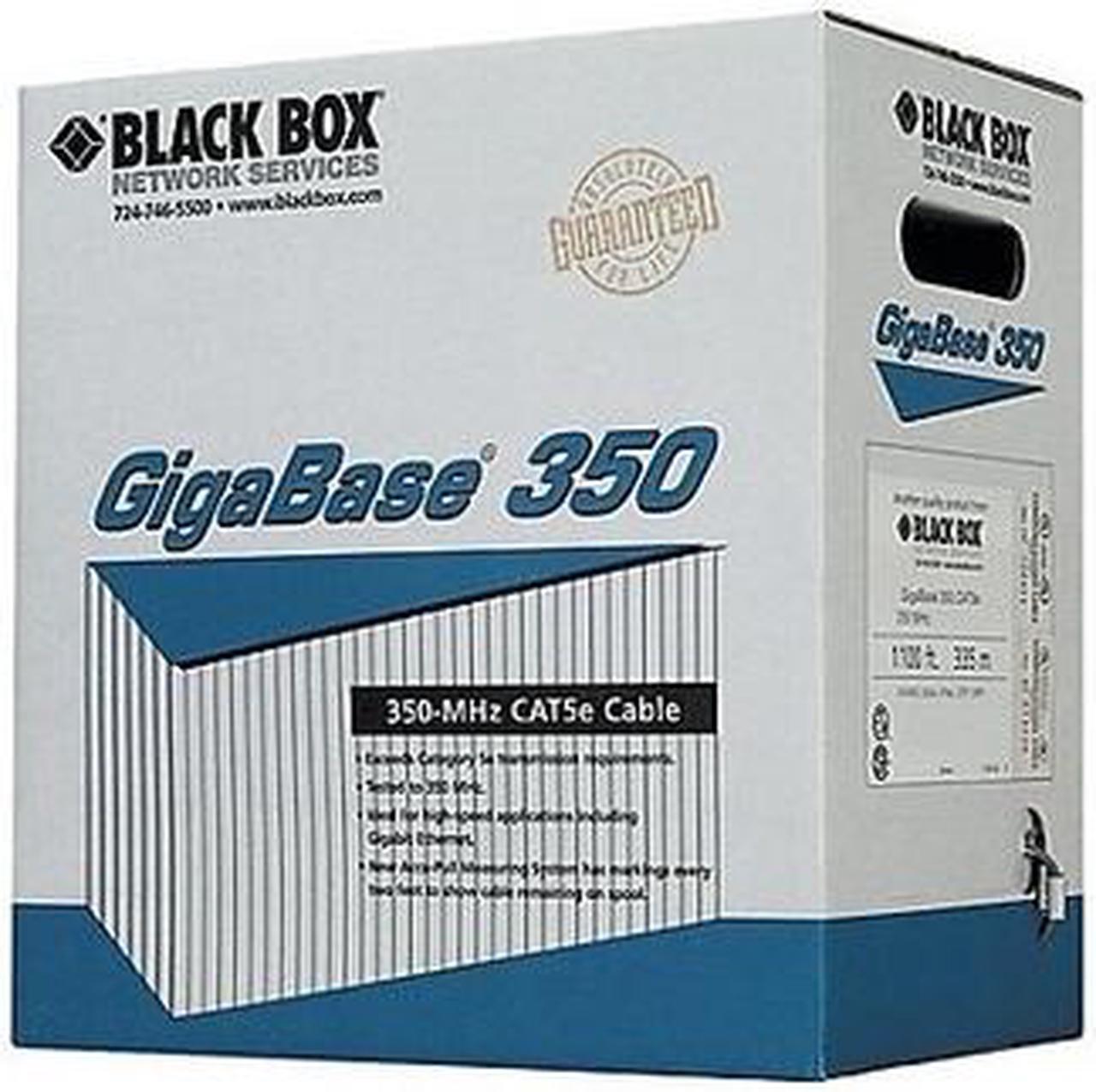 Alt view image 6 of 9 - Black Box EYN850A-PB-1000 CAT5e 350-MHz Solid Bulk Cable - Unshielded, Plenum, Blue, 1000 ft. Pull Box