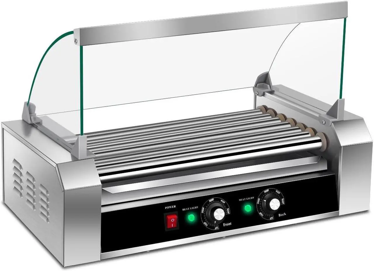 Alt view image 4 of 7 - 18 Hot Dog 7 Roller Grill Commercial Cooker