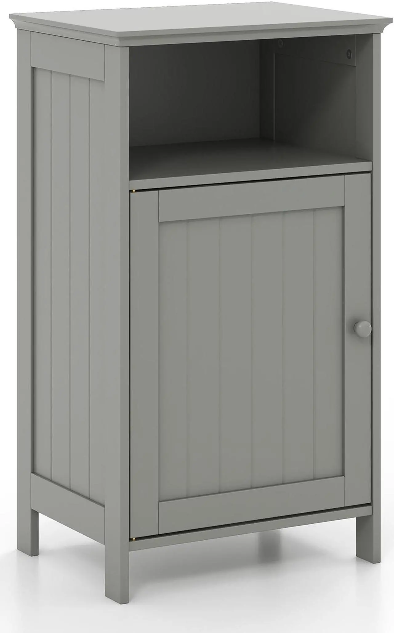 Main image of Bathroom Freestanding  Adjustable Shelf Floor Storage Cabinet