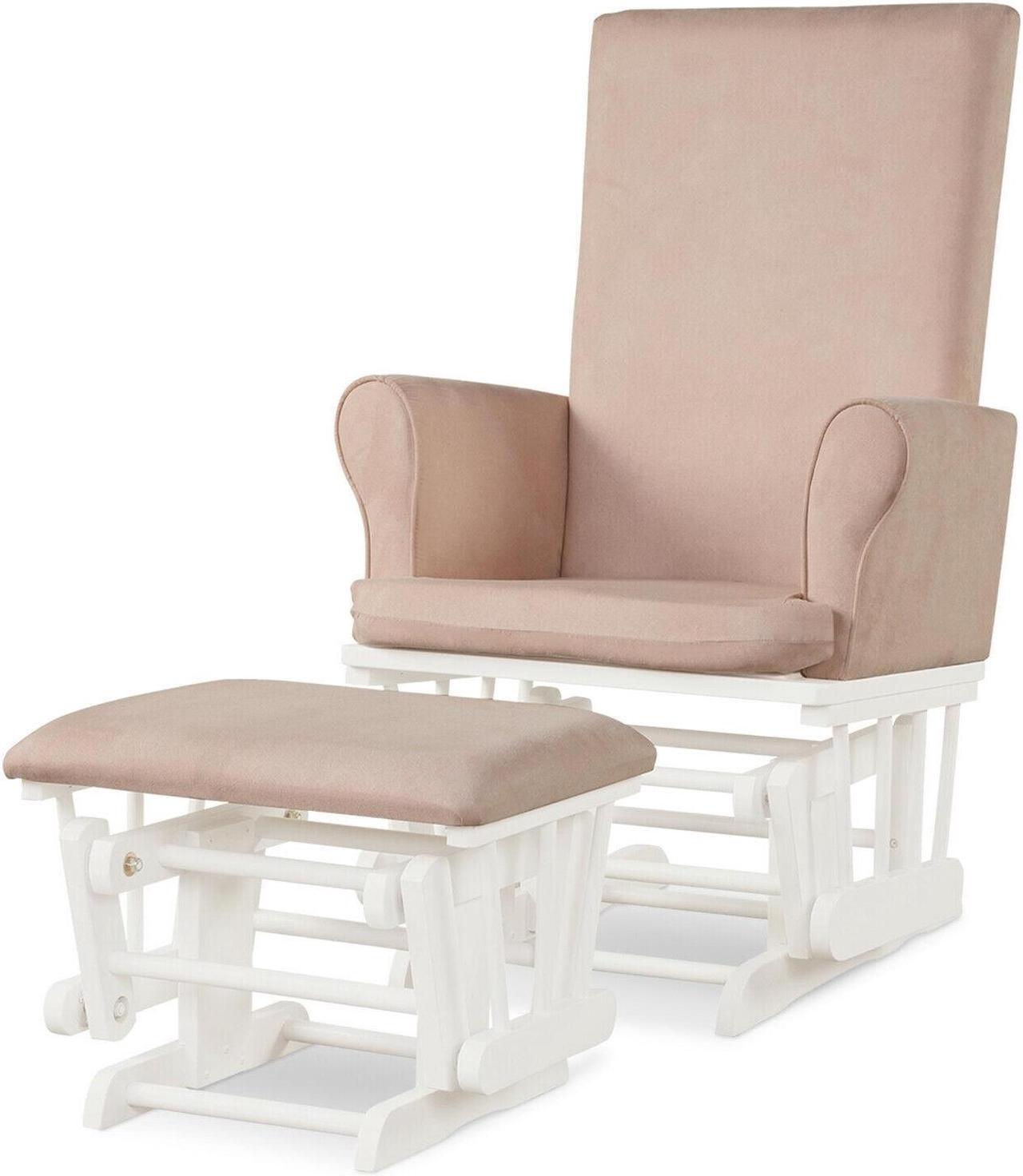 Main image of SlickBlue Baby Nursery Relax Rocker Rocking Chair Glider and Ottoman Cushion Set