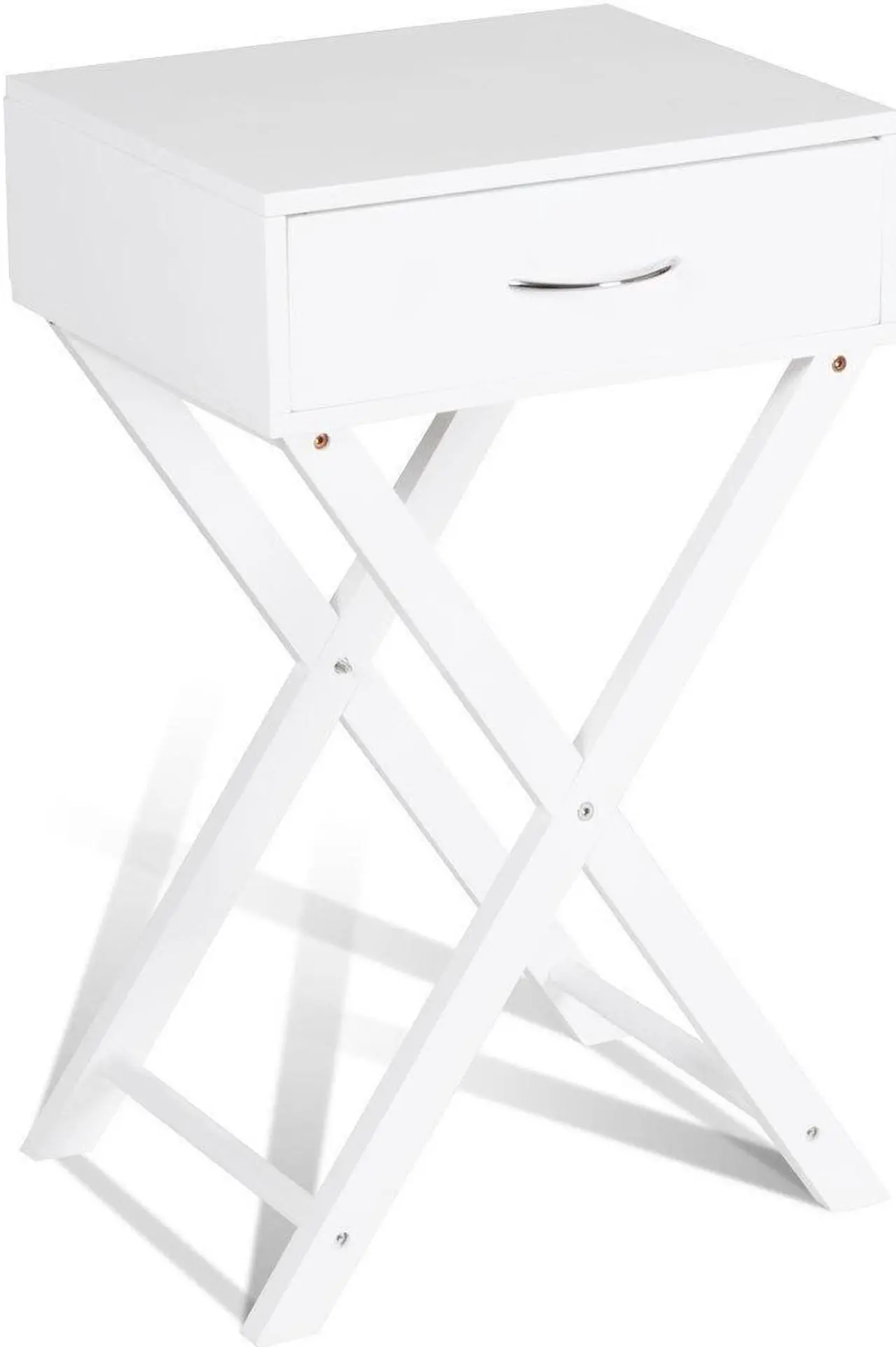 Main image of SlickBlue Design Sofa Side Table with X-Shape Drawer for Living Room Bedroom