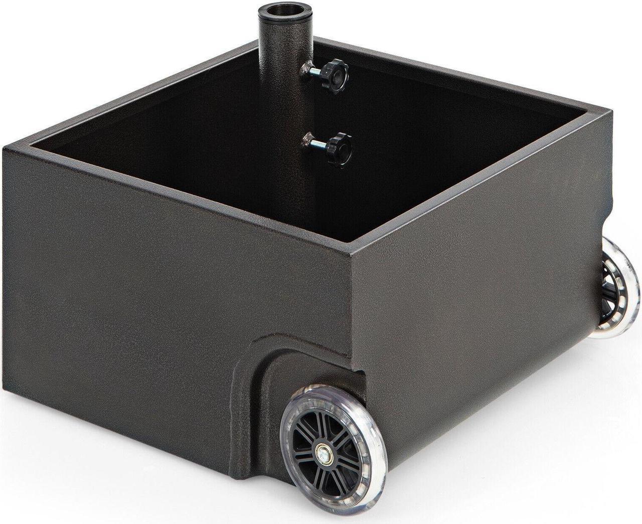 Main image of SlickBlue 150 Pounds Patio Umbrella Base Stand Wheels Planter Outdoor