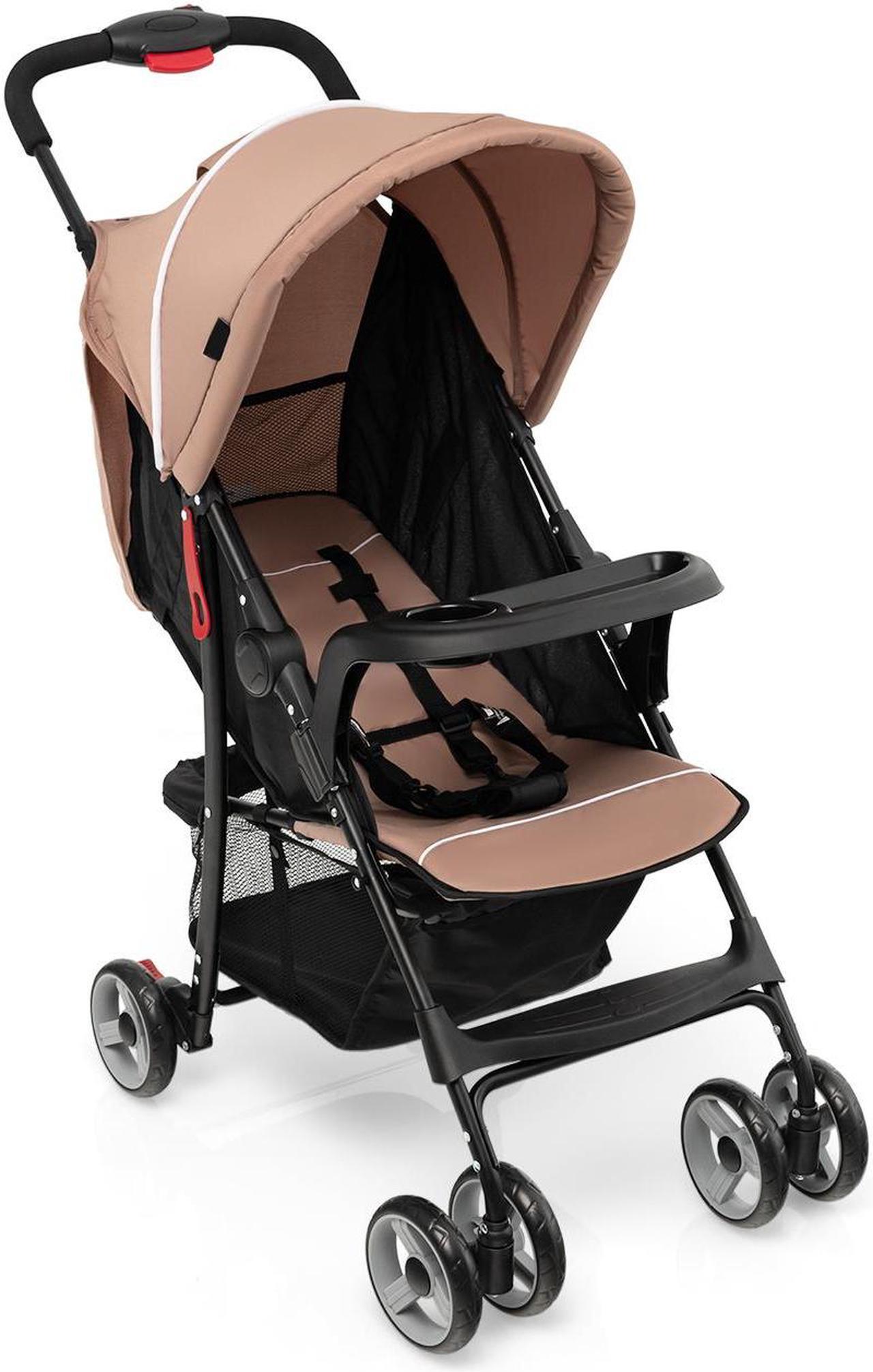Main image of SlickBlue Toddler Travel Stroller for Airplane with Adjustable Backrest and Canopy
