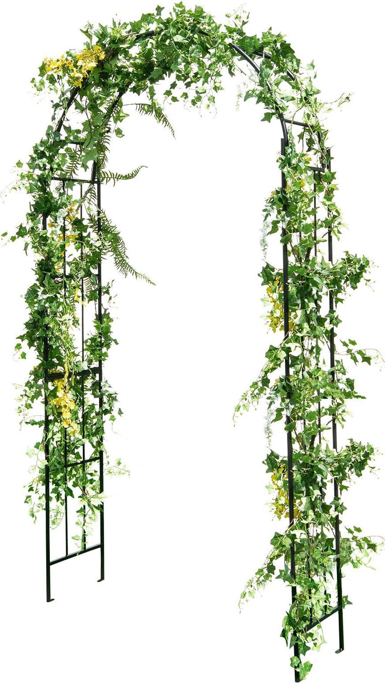 Alt view image 2 of 7 - SlickBlue Metal Garden Arch for Climbing Plants and Outdoor Garden Decor