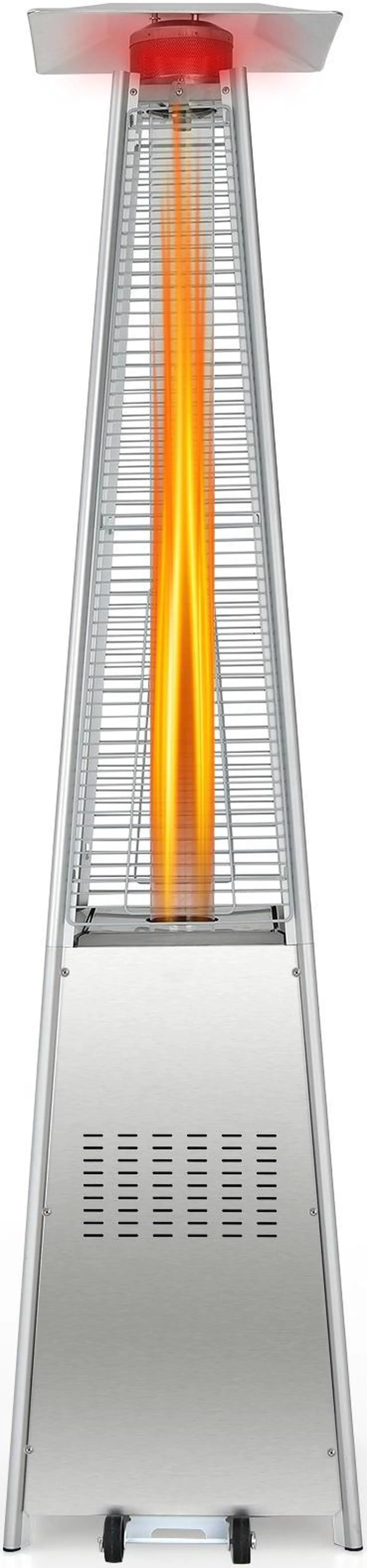 Main image of SlickBlue 42000 BTU Pyramid Patio Heater with Wheels