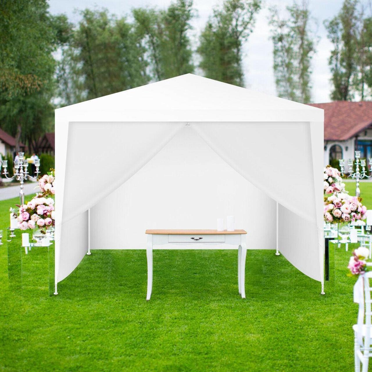 Alt view image 4 of 7 - SlickBlue Outdoor Side Walls Canopy Tent with 4 Removable Sidewalls