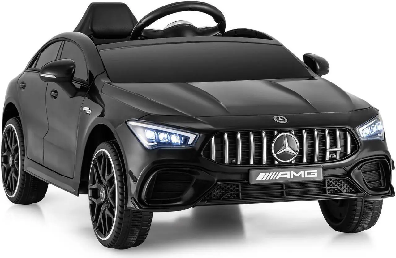 Alt view image 3 of 7 - SlickBlue 12V Kids Ride on Car Mercedes-Benz AMG CLA 45 with Remote