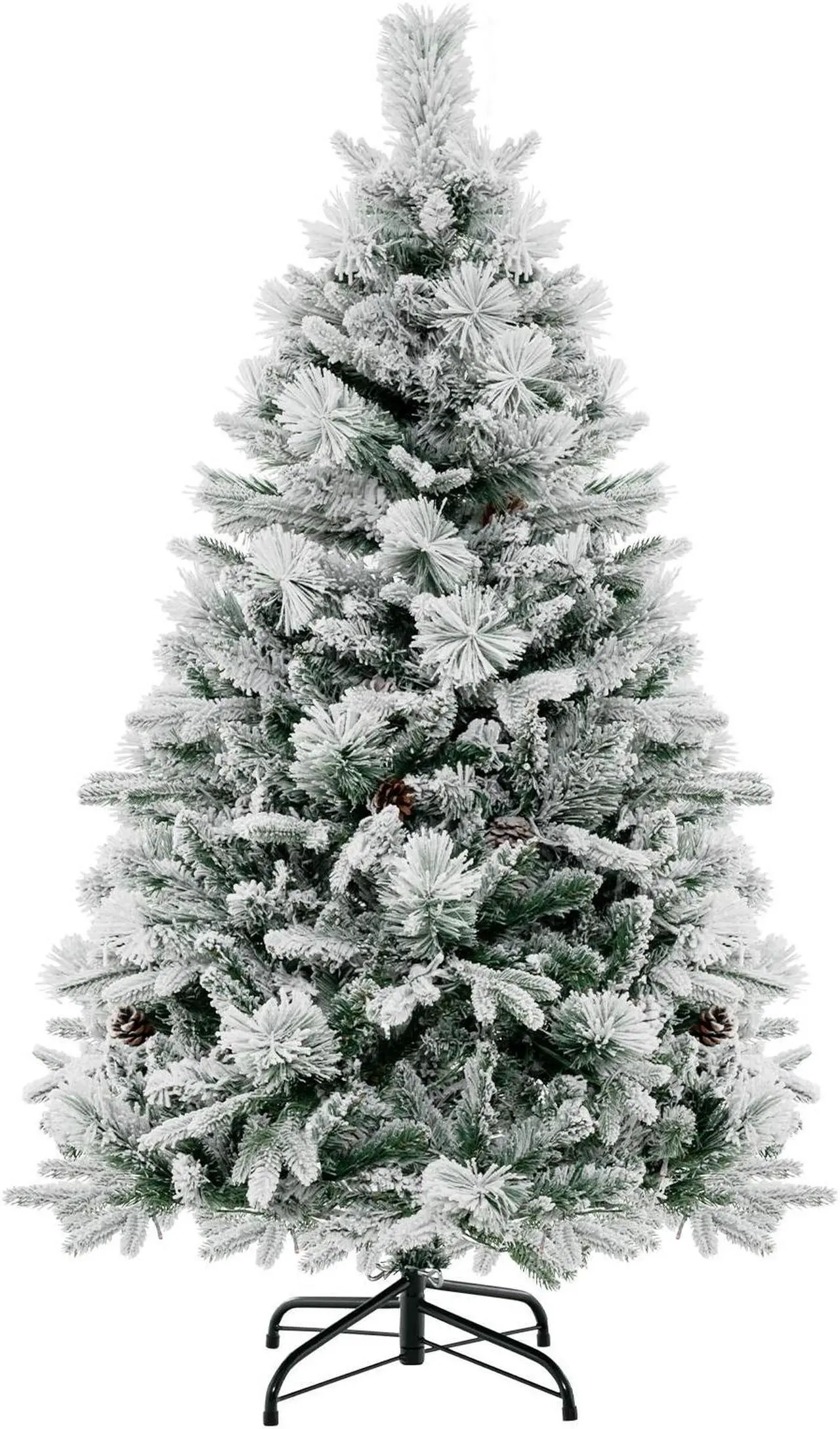 Main image of SlickBlue Artificial Xmas Tree with Pine Needles and LED Lights