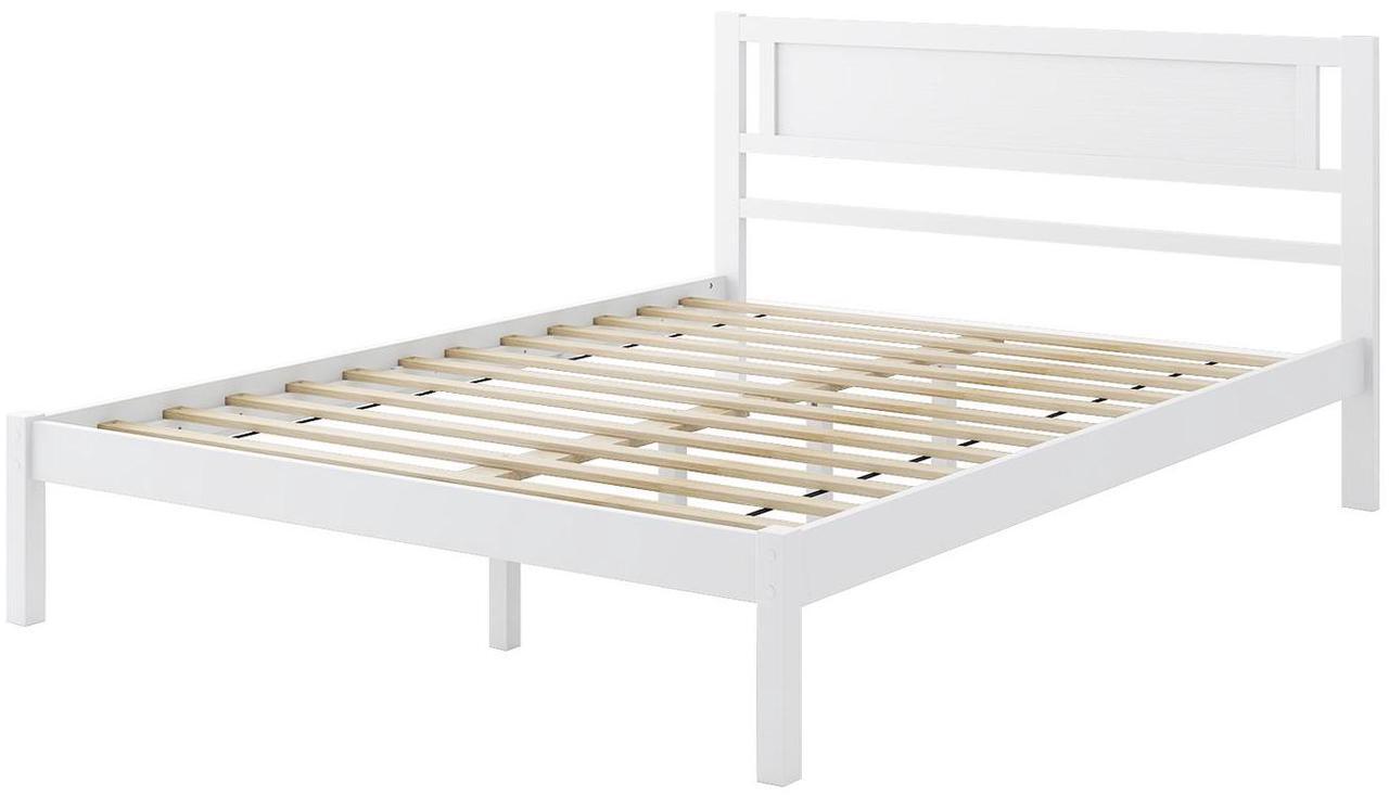 Main image of SlickBlue Wood Bed Frame with Headboard and Wooden Slats Support-Queen