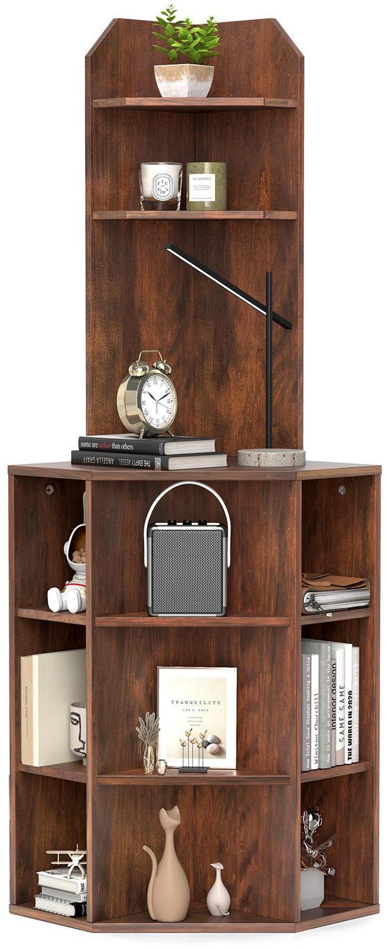Alt view image 4 of 7 - SlickBlue 6-Tier Corner Shelf with Charging Station and 2 USB Ports
