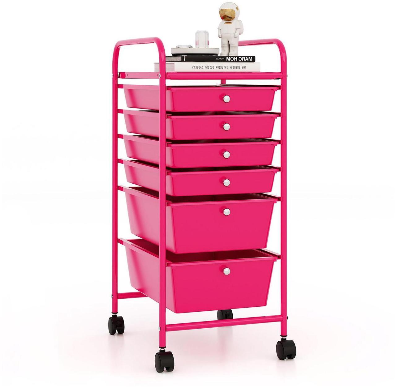 Main image of SlickBlue Multifunctional 6 Drawers Rolling Storage Cart Organizer