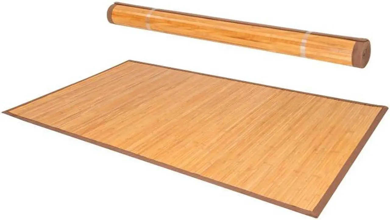 Alt view image 2 of 6 - SlickBlue 5' x 8' Bamboo Area Rug Floor Carpet