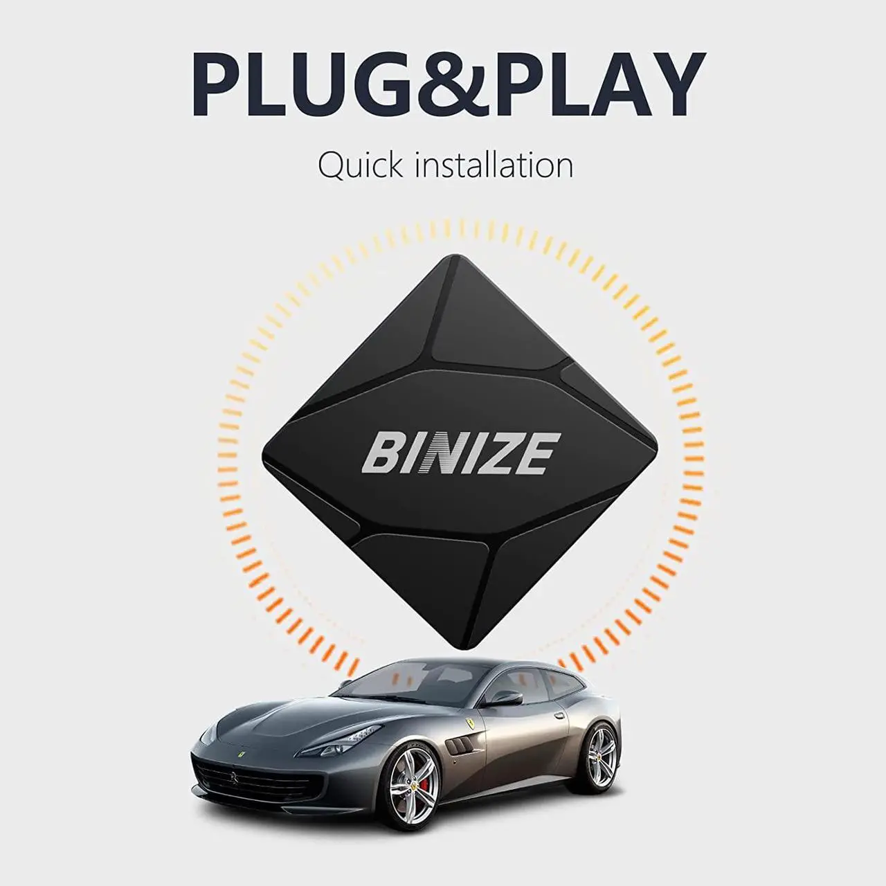 Alt view image 7 of 7 - Wireless CarPlay Adapter CarPlay Dongle Activator Bluetooth USB Multimdia Player for Car with Wired Carplay