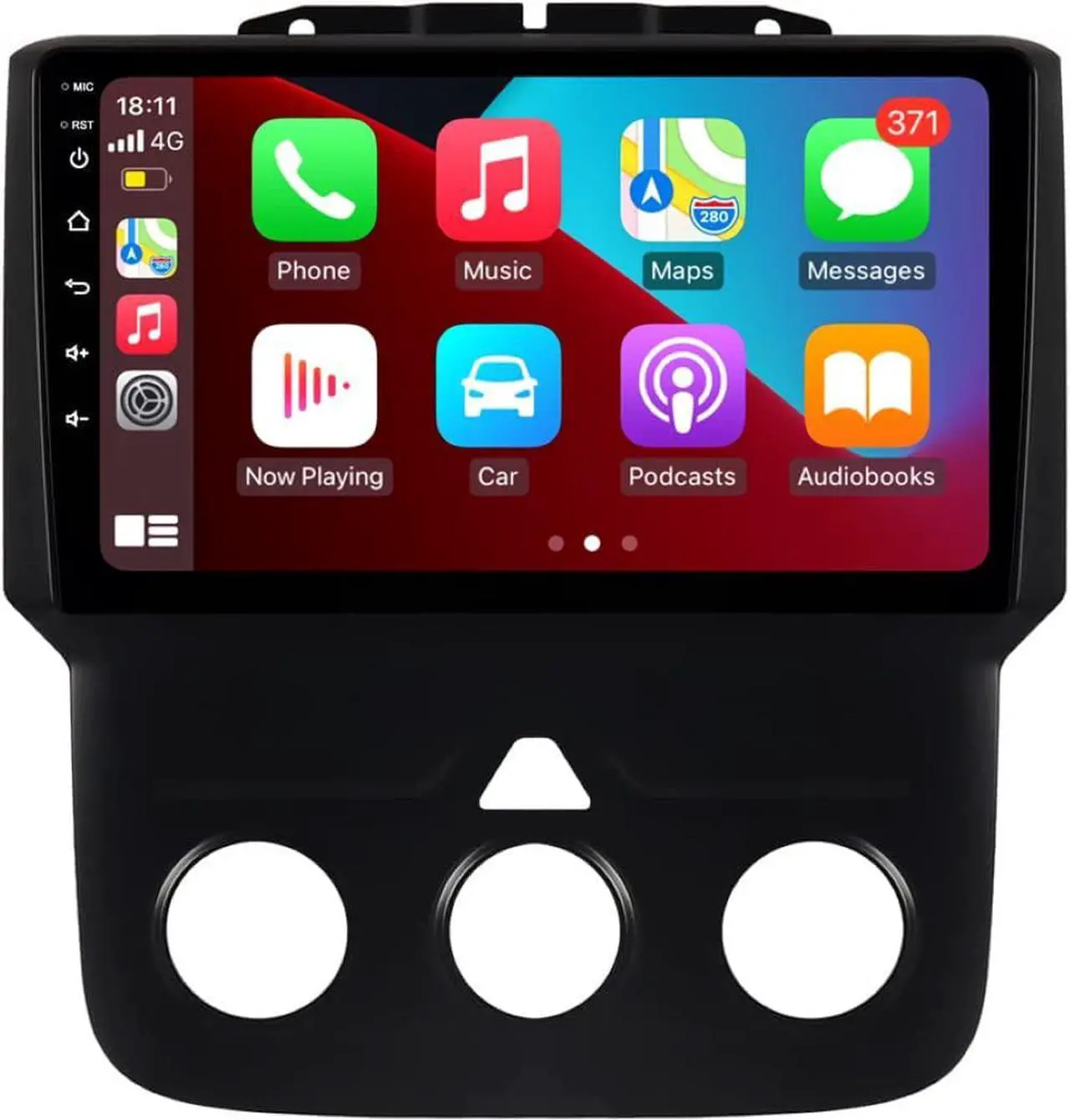 Main image of Binize Android 13 Stereo Radiofor Dodge Ram 1500 2500 3500 2013-2018 Manual AC,9 Inch IPS Screen 2G+32G Built-in Wireless Carplay/Android Auto/WiFi/Bluetooth Free Camera