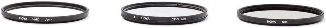 Alt view image 14 of 18 - Hoya 52mm II (HMC UV / Circular Polarizer / ND8) 3 Digital Filter Set with Pouch