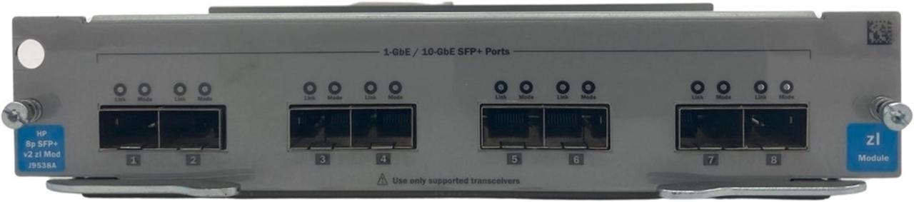 Main image of J9538A I HPE Aruba 8-port 10-GbE SFP+ v2 zl Module