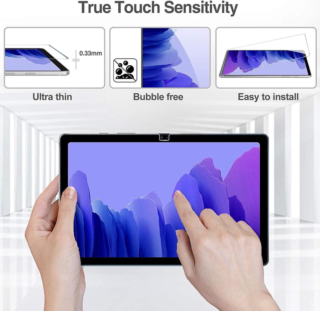 Alt view image 4 of 7 - 2 Pack Galaxy Tab A7 10.4 2020 Screen Protector T500 T503 T505 T507 Tempered Glass Screen Film Guard for 10.4 Inch Galaxy Tab A7 2020 Tablet SM-T500 SM-T503 SM-T505 SM-T507