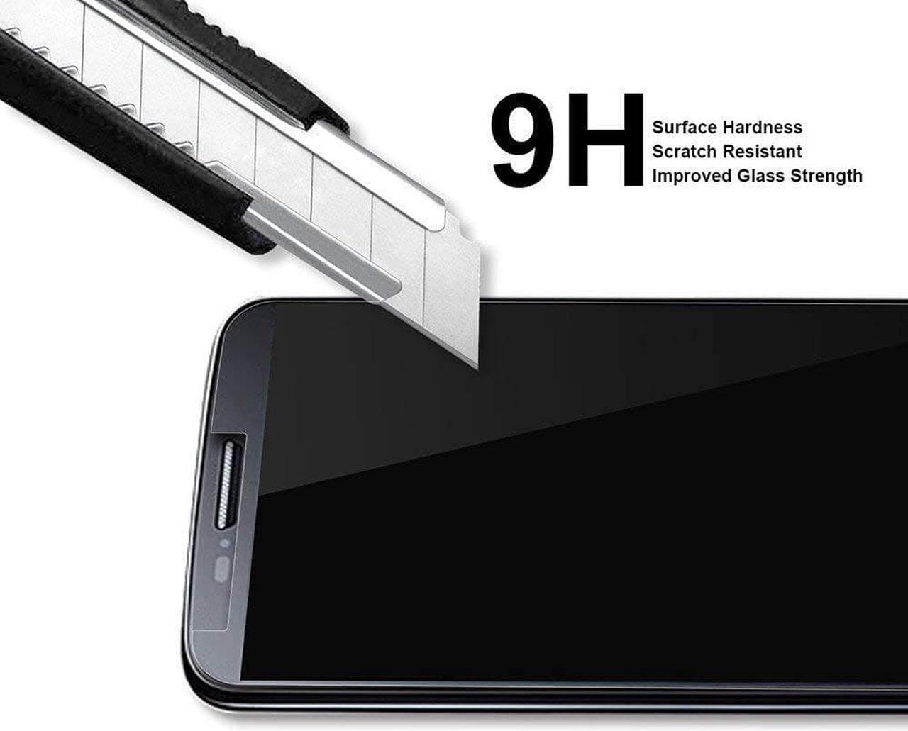 Alt view image 2 of 4 - Supershieldz (2 Pack) Designed for Motorola Moto E (2020) Tempered Glass Screen Protector, Anti Scratch, Bubble Free