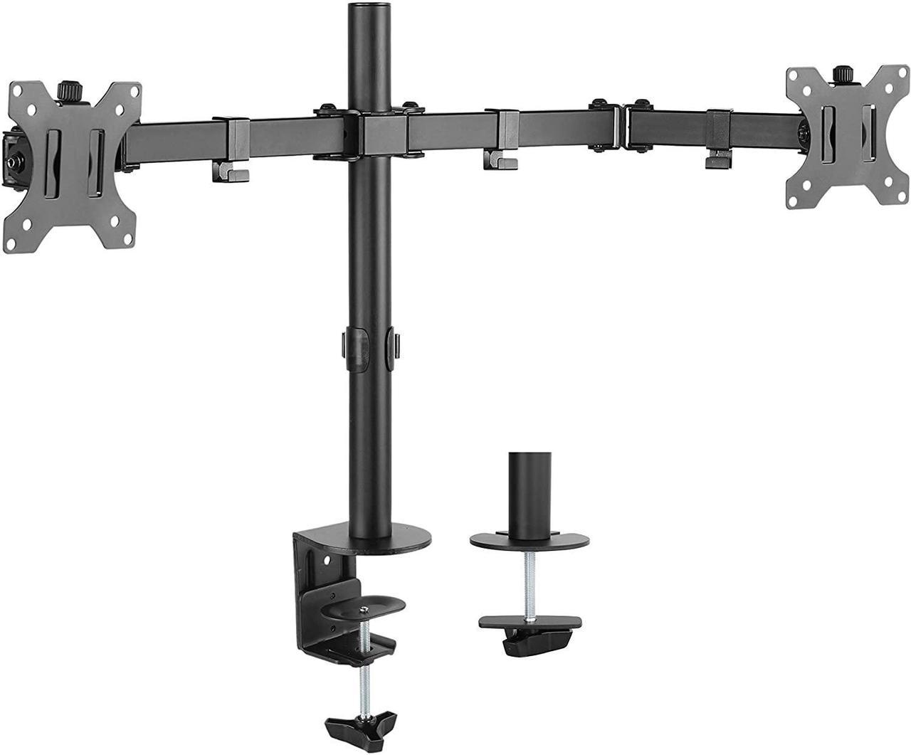 Uplite Dual LCD Monitor Desk Mount Stand Fully Adjustable Articulating Arm for 2 Screen up to 32"