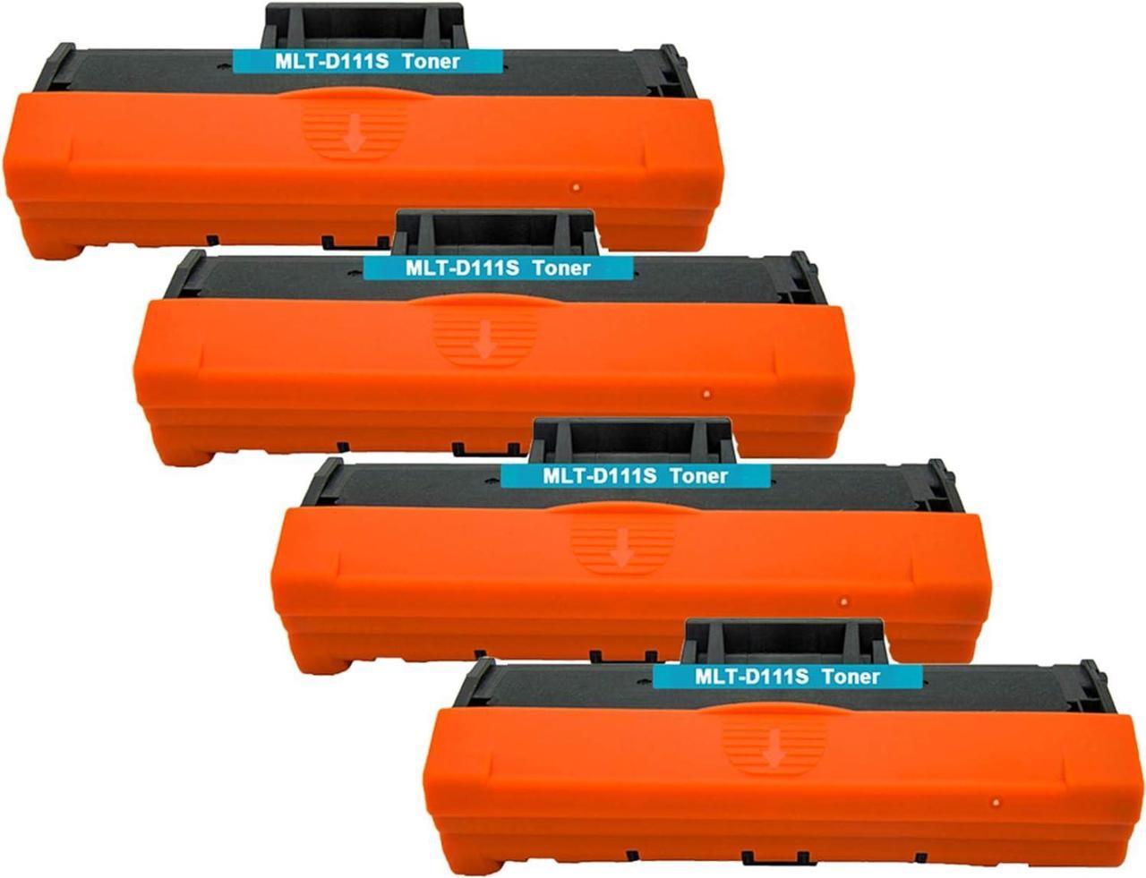 InkSpire MLT-D111S MLTD111S D111S Toner for Samsung Xpress M2020W M2020 M2070 M2070W M2022 M2022W M2070F M2070FW M2026W (Black 4)