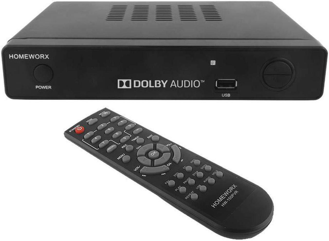Alt view image 2 of 6 - HomeWorx ATSC Digital Converter Box with TV Tuner TV Recording USB Multimedia Function (HW-150PVR-Y22)