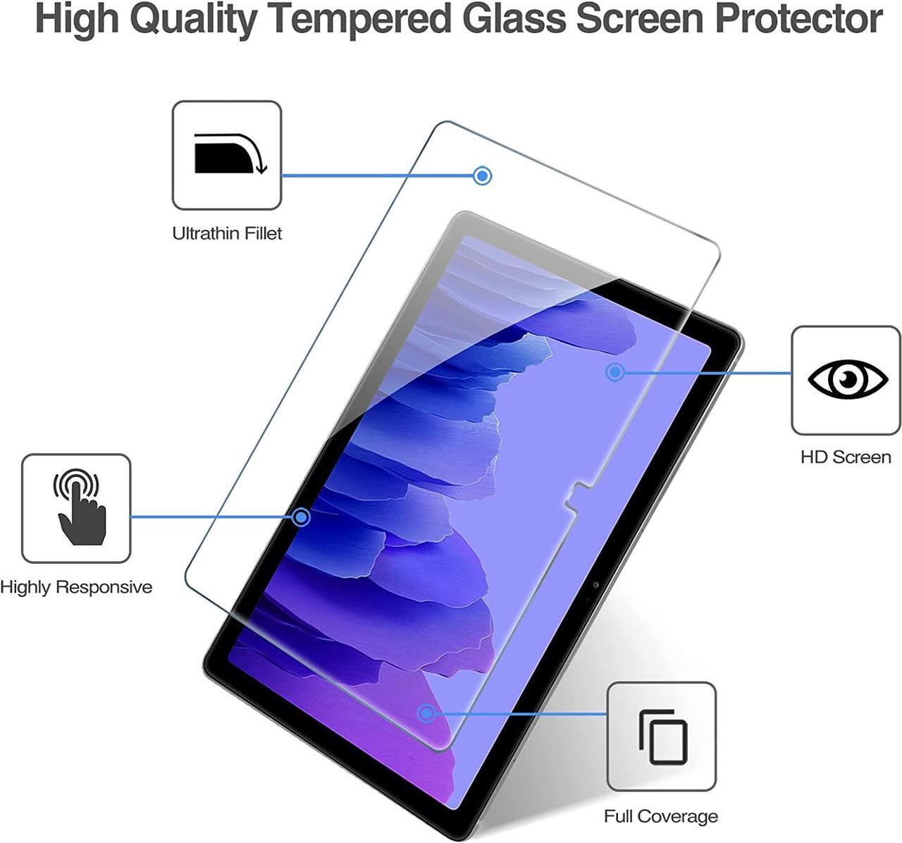 Alt view image 3 of 7 - 2 Pack Galaxy Tab A7 10.4 2020 Screen Protector T500 T503 T505 T507 Tempered Glass Screen Film Guard for 10.4 Inch Galaxy Tab A7 2020 Tablet SM-T500 SM-T503 SM-T505 SM-T507