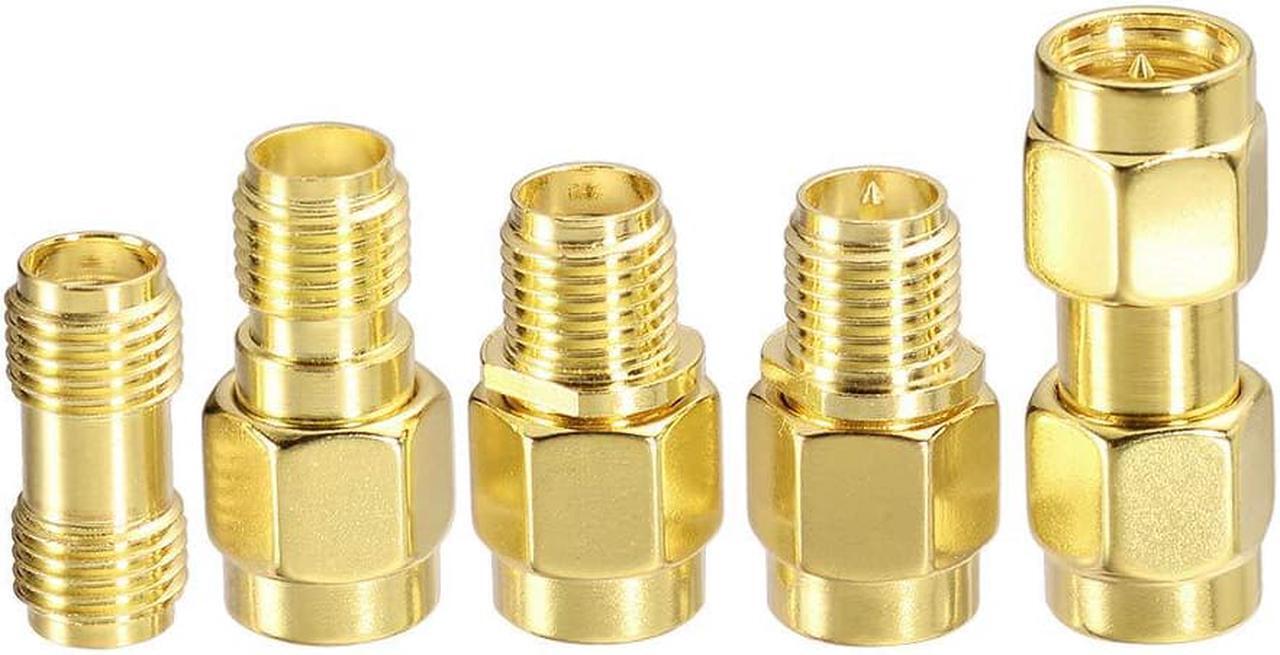 Alt view image 3 of 6 - Superbat SMA Male to SMA Female RF Coaxial Coax Cable 12inches + 5pcs RF Coax Adapter Kit, SMA Cable + SMA to SMA/RPSMA Adapter KIT for WiFi/Ham Radio/GPS/3G 4G LTE Antenna,LNA and etc