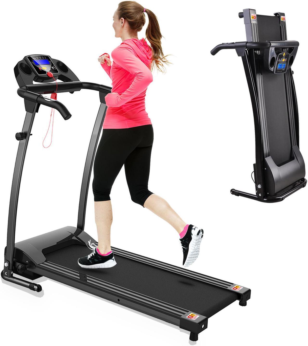 Main image of FYC Folding Treadmills for Home, Foldable Electric Treadmill with LCD display, Lightweight Compact Treadmill Fitness Running Walking Jogging Exercise for Home Office Apartment Saver Space