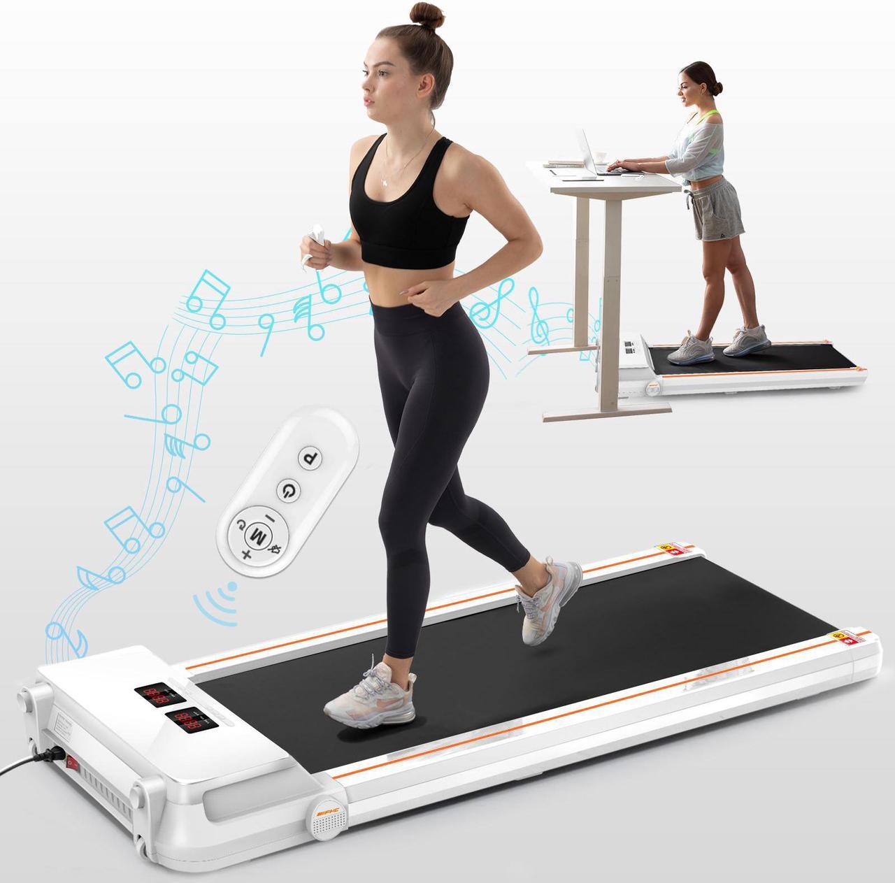 Main image of FYC Under Desk Treadmill 2.5HP Slim Walking Treadmill 265LBS - Electric Treadmill with APP Bluetooth Remote Control LED Display, Running Walking Jogging for Home Office Use, Installation Free