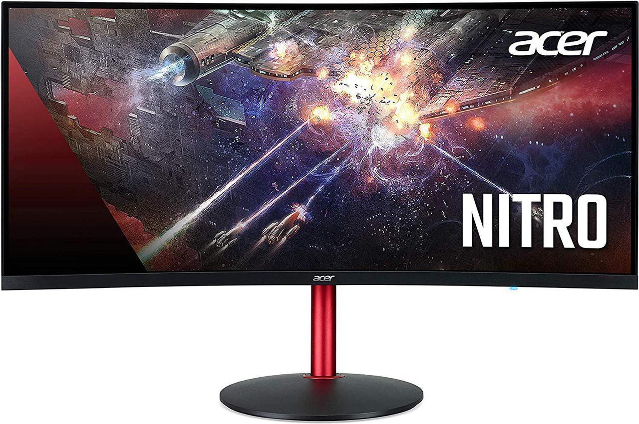 Main image of Acer Nitro XZ342CK Pbmiiphx 34" 1500R Curved WQHD (3440 x 1440) VA Gaming Monitor with AMD Radeon Freesync, VESA Certified DisplayHDR400, 95% sRGB, 144Hz, 1ms VRB (Display Port & 2 x HDMI 2.0 Ports)