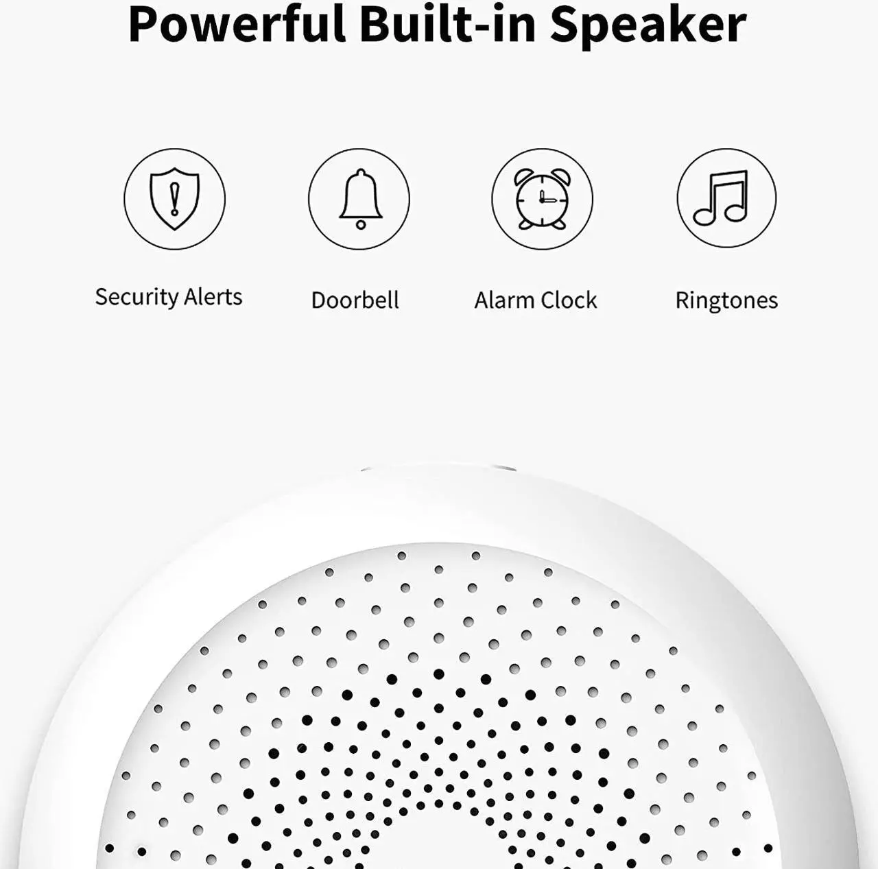 Alt view image 3 of 7 - Aqara M1S Smart Hub, Wireless Smart Home Bridge for Alarm System, Home Automation, Remote Monitor and Control, Supports Apple Siri, Alexa, Google Assistant, Apple HomeKit and IFTTT