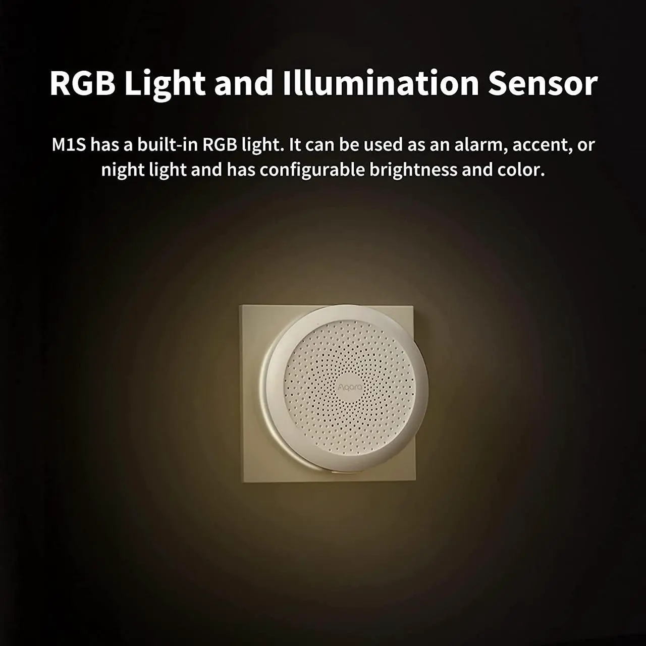 Alt view image 4 of 7 - Aqara M1S Smart Hub, Wireless Smart Home Bridge for Alarm System, Home Automation, Remote Monitor and Control, Supports Apple Siri, Alexa, Google Assistant, Apple HomeKit and IFTTT