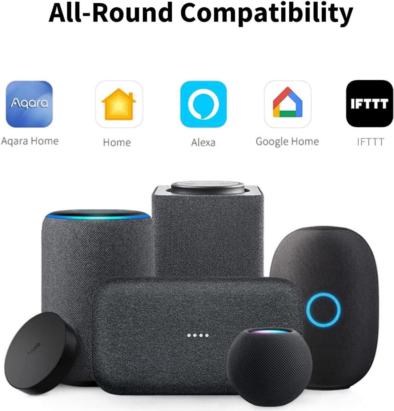 Alt view image 4 of 6 - Aqara Smart Hub M2, Smart Home Bridge For Alarm System, IR Remote Control, Home Automation, Supports Alexa, Google Assistant, Apple HomeKit And IFTTT