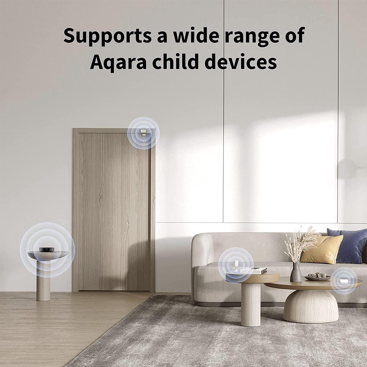 Alt view image 6 of 6 - Aqara Smart Hub M2, Smart Home Bridge For Alarm System, IR Remote Control, Home Automation, Supports Alexa, Google Assistant, Apple HomeKit And IFTTT