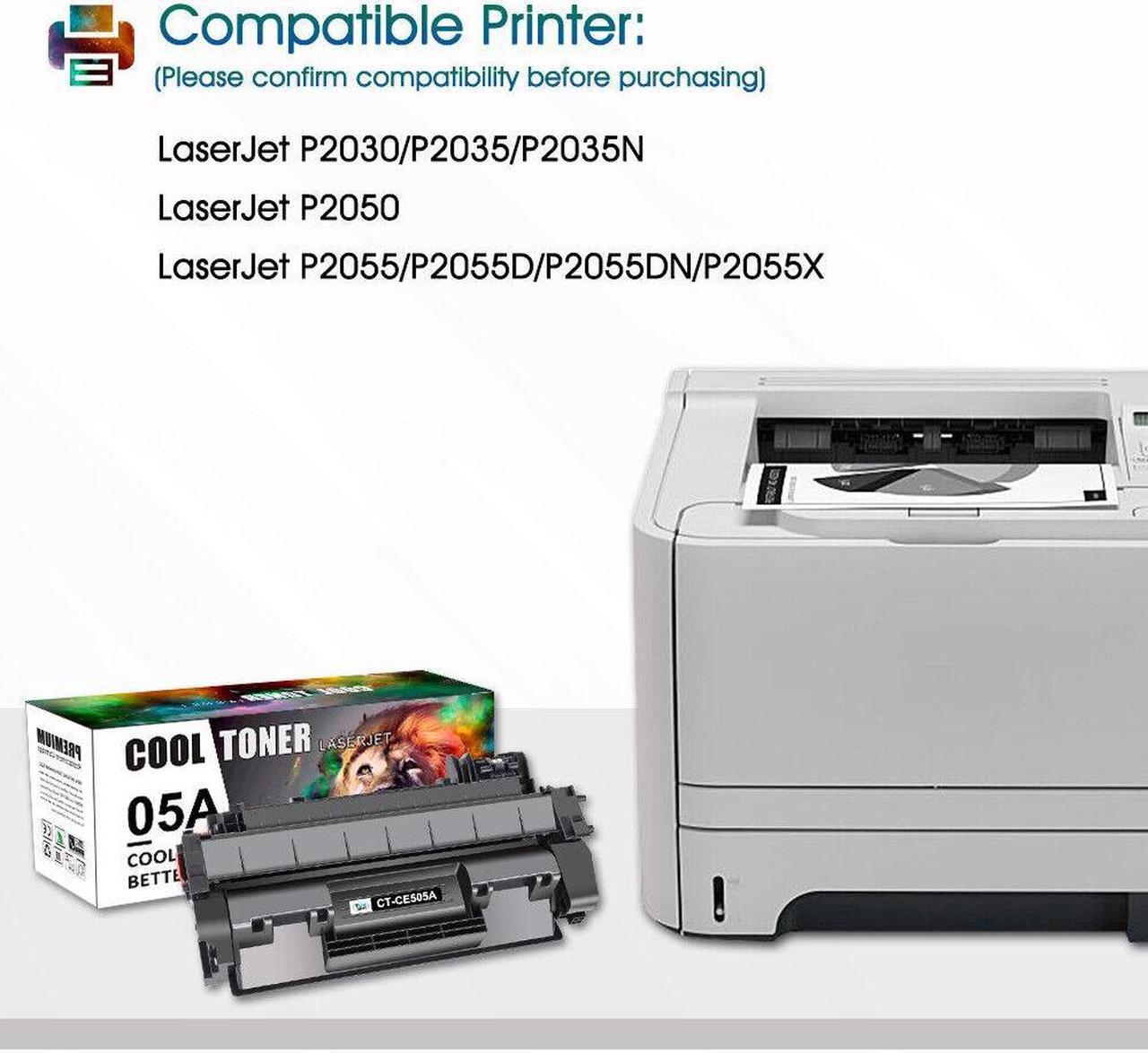 Alt view image 3 of 7 - 10PK CE505A Toner Cartridge for HP 05A Toner LaserJet P2035 P2035n P2055dn P2030 - OEM