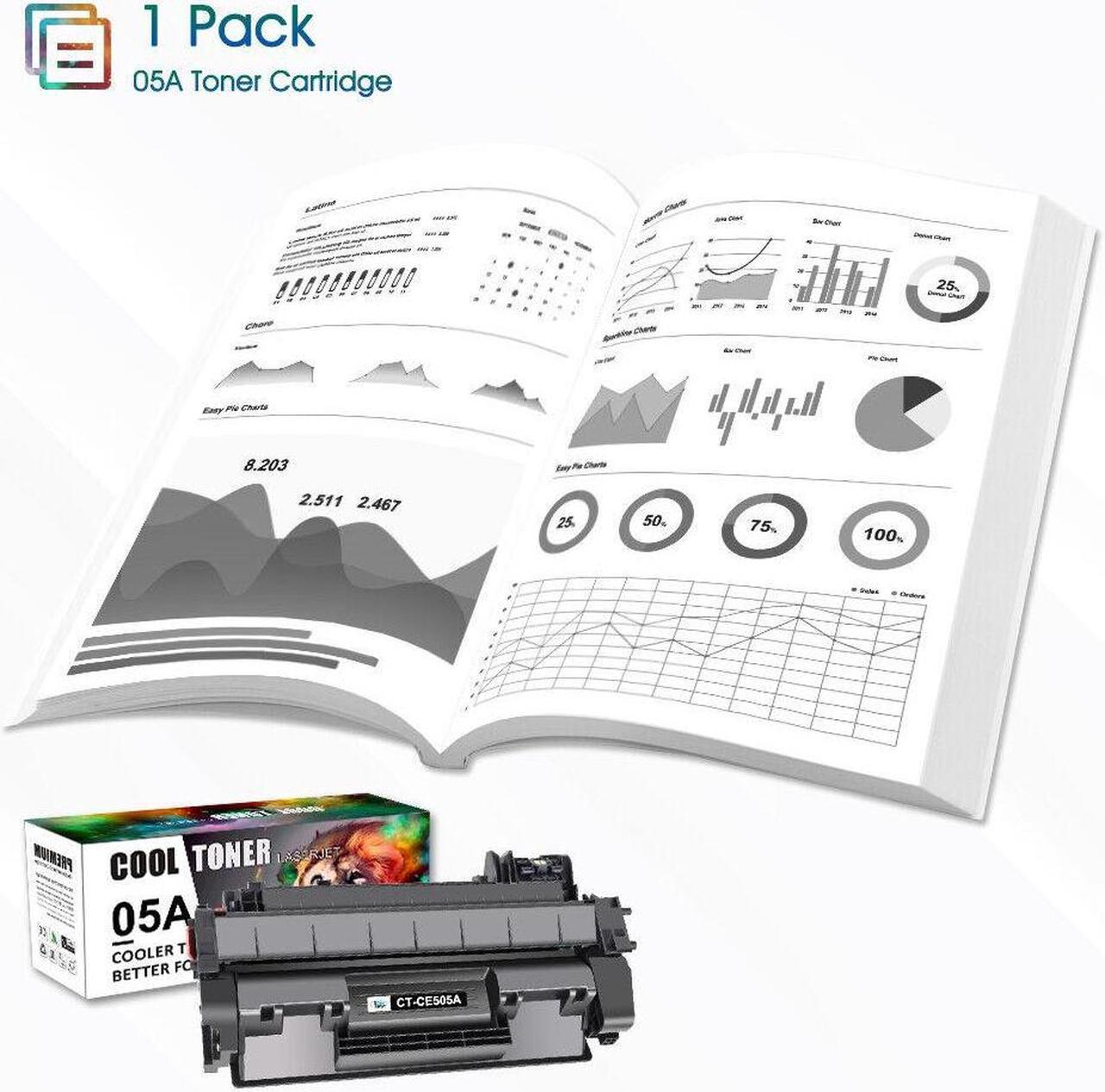 Alt view image 4 of 7 - 10PK CE505A Toner Cartridge for HP 05A Toner LaserJet P2035 P2035n P2055dn P2030 - OEM