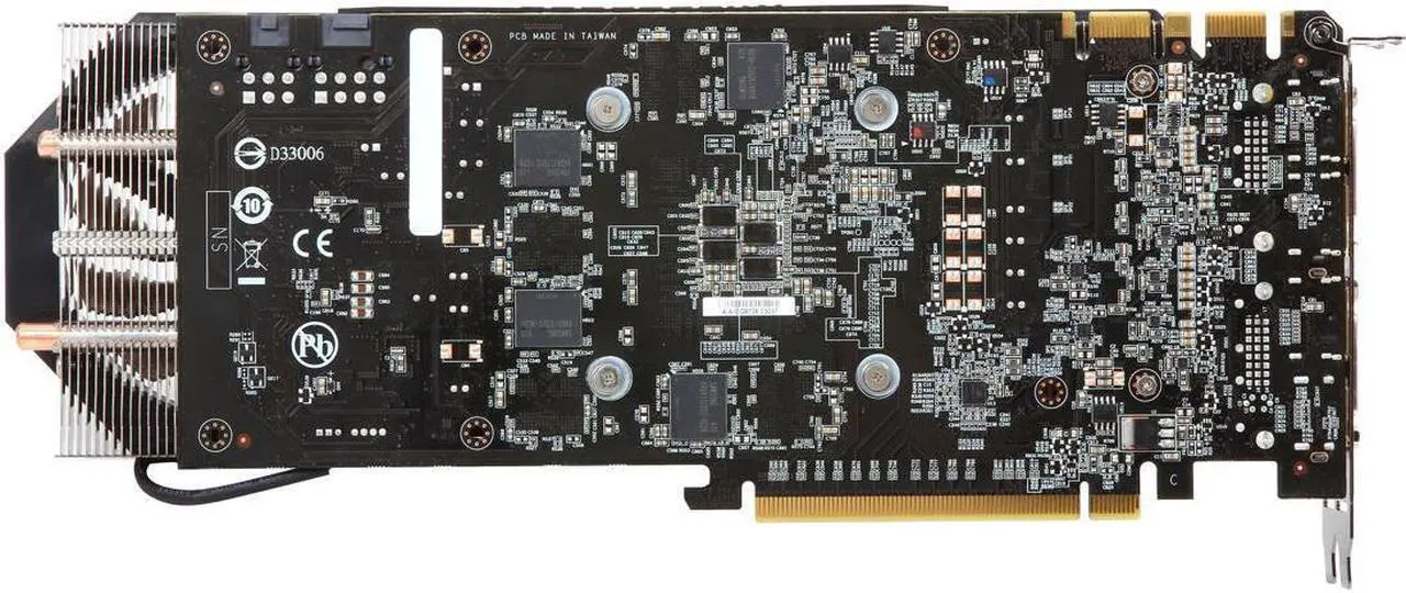 Alt view image 7 of 8 - Gigabyte GeForce GTX 970 4GB Windforce OC DDR5 GV-N970WF3OC-4GD Video Card GPU