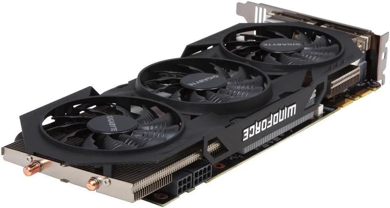 Alt view image 8 of 8 - Gigabyte GeForce GTX 970 4GB Windforce OC DDR5 GV-N970WF3OC-4GD Video Card GPU