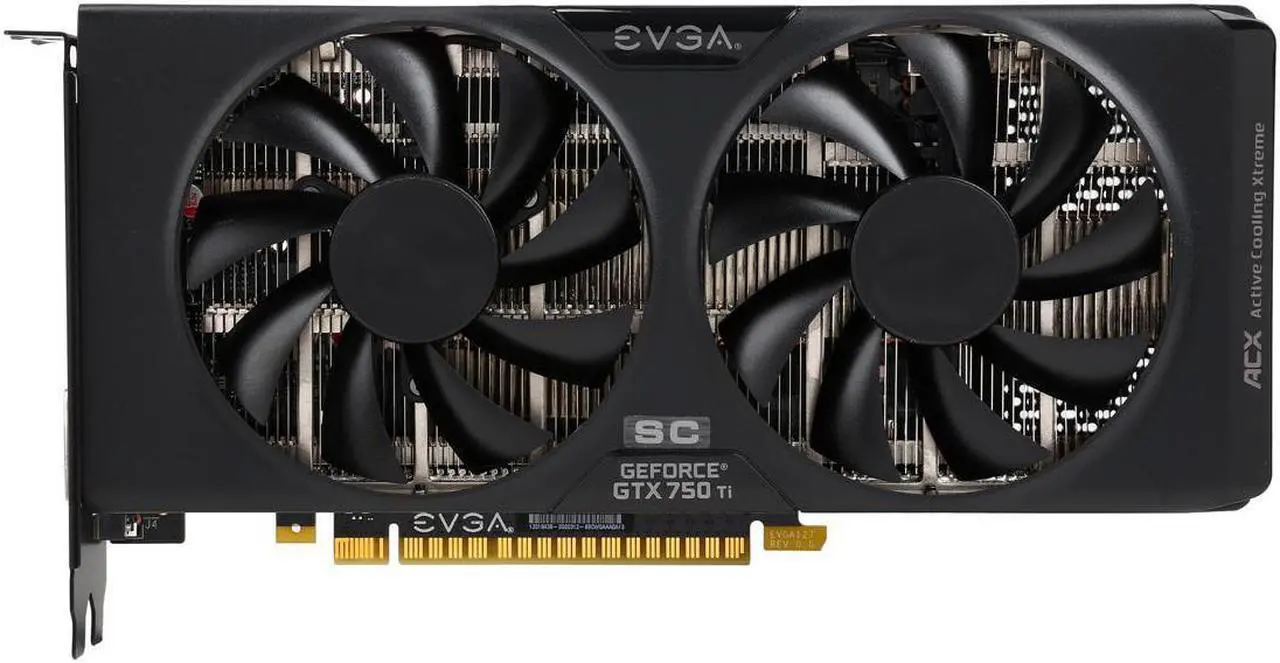 Alt view image 3 of 5 - EVGA GeForce GTX 750 Ti 2GB GDDR5 PCI Express 3.0 w/ ACX Cooling Video Card 02G-P4-3759-KB