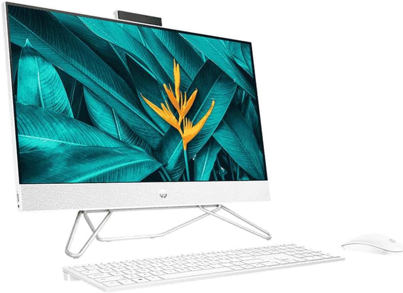 Alt view image 14 of 15 - HP 24" All-in-One Desktop, AMD Ryzen 7 5700U, 16 GB, 256 GB SSD & 1 TB Hard Drive, Full HD IPS Touchscreen, Windows 11 Home, 4 USB Ports, Privacy Camera, Dual Mics, Keyboard & Mouse (24-cb0090, 2021)