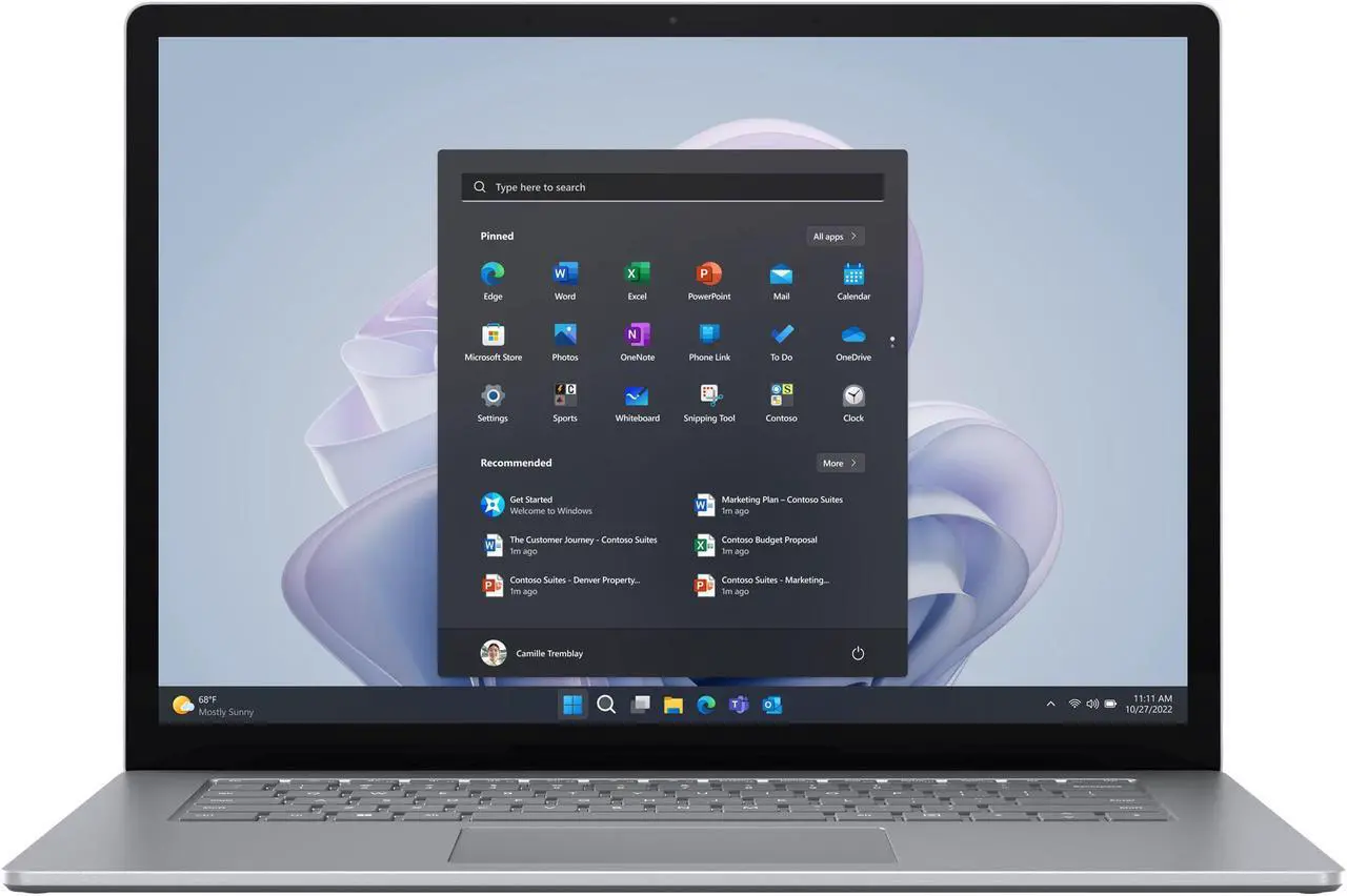 Alt view image 10 of 18 - Microsoft Surface Laptop 5 Notebook i7-1265U 16 GB 256 GB Windows 11 Pro