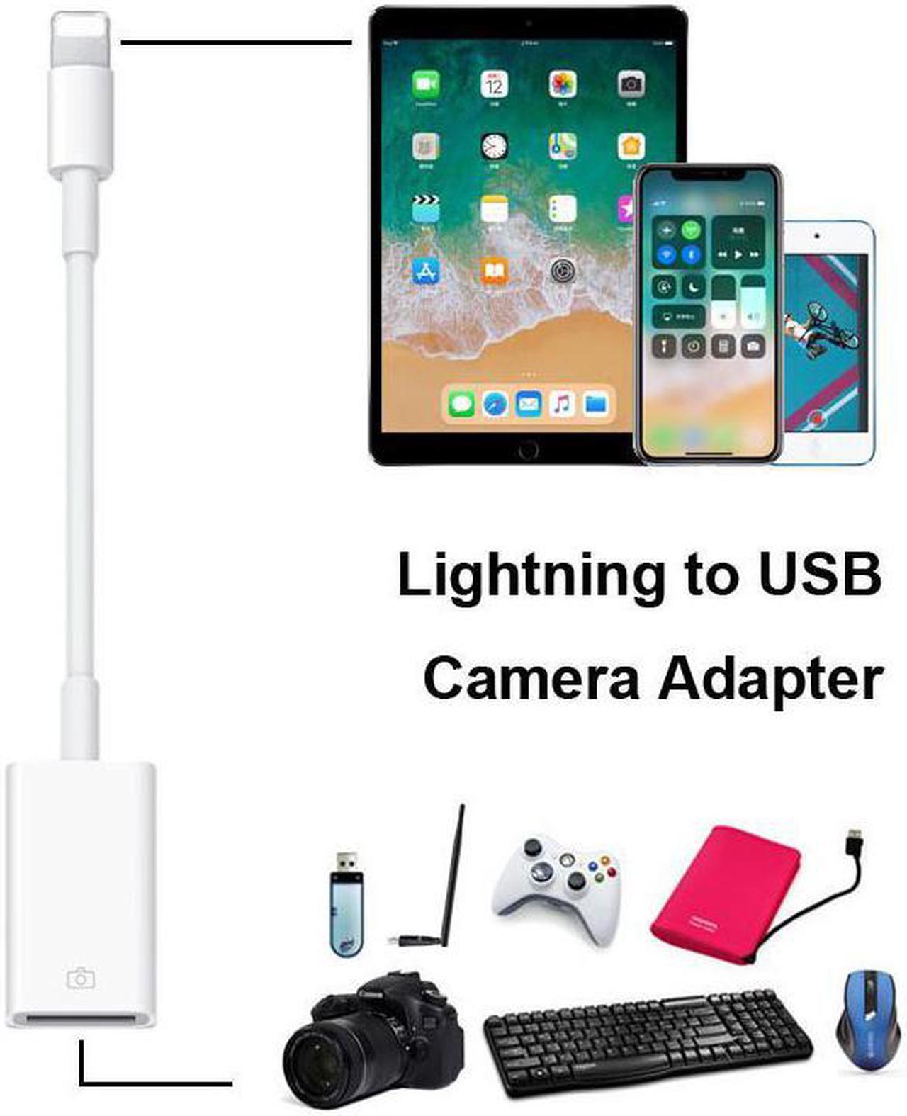 Lightning to USB 3.0 OTG Adapter Data Transfer Converter Cable for Apple iPhone iPad iPod