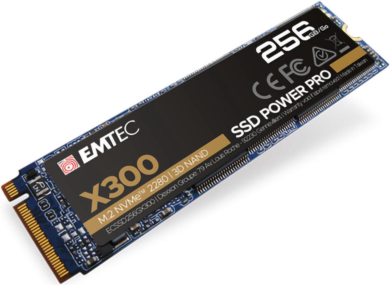 Main image of Emtec X300 Power Pro 256GB M.2 2280 PCIe Gen 3.0 x4 Internal Solid State Drive (SSD) - ECSSD1TX300