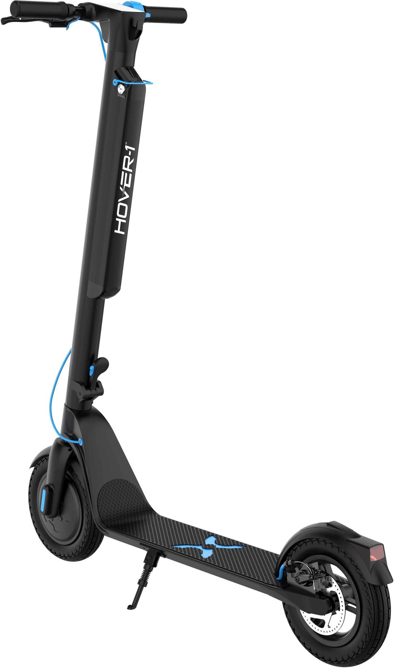 Alt view image 2 of 6 - Hover-1 Electric Folding Scooter Highlander Pro w/ LED Lights UL-Certified, H1-HRPRO-BLK, Black