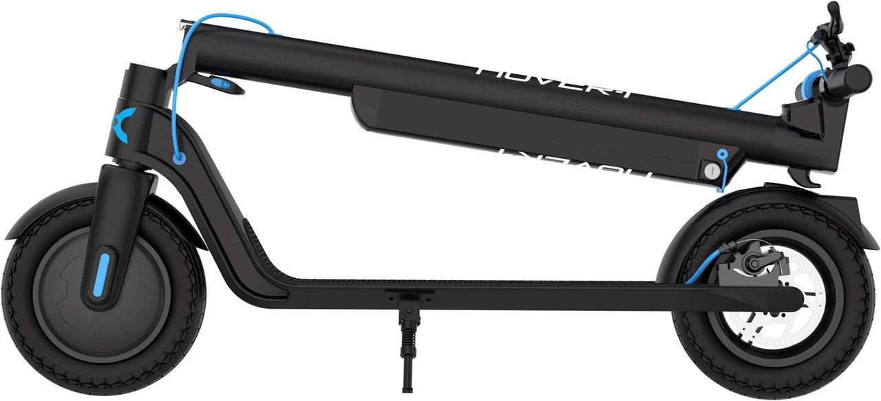 Alt view image 3 of 6 - Hover-1 Electric Folding Scooter Highlander Pro w/ LED Lights UL-Certified, H1-HRPRO-BLK, Black