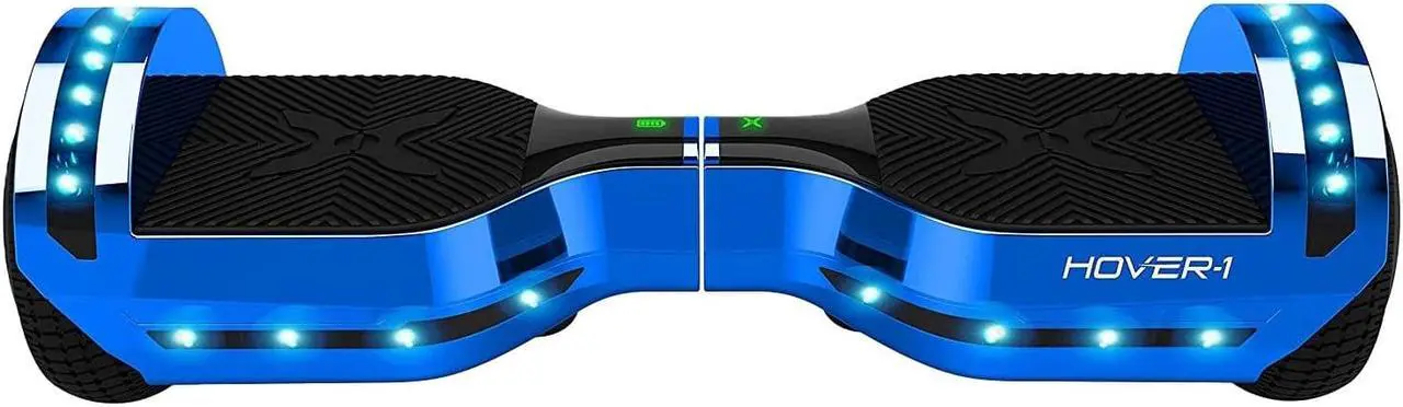 Main image of Hover-1 CHROME 2.0 Hoverboard w/ Lights and Sound UL-Certified, H1-CME-BLU, Blue